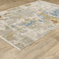 Bauer 1340W Beige Abstract Rug
