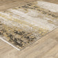 Bauer 2061X Gold Abstract Rug