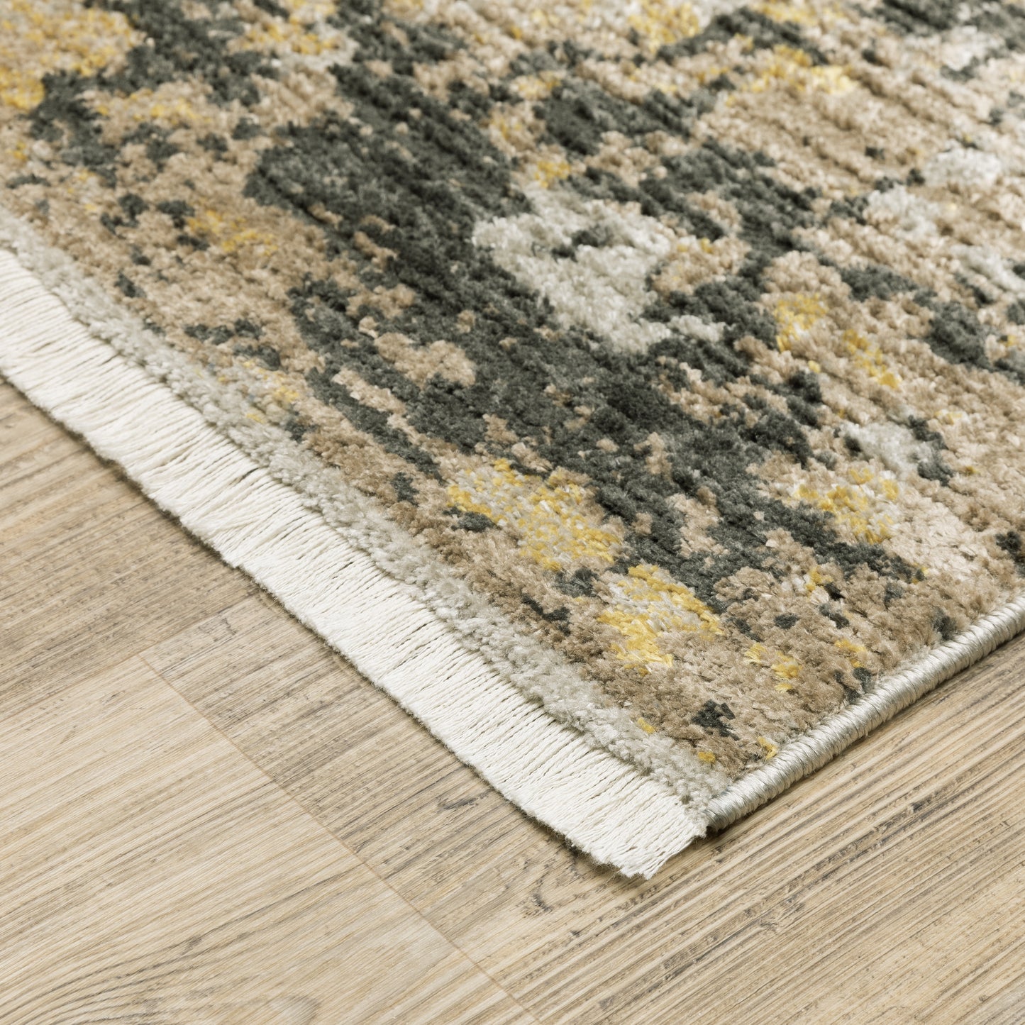 Bauer 2061X Gold Abstract Rug