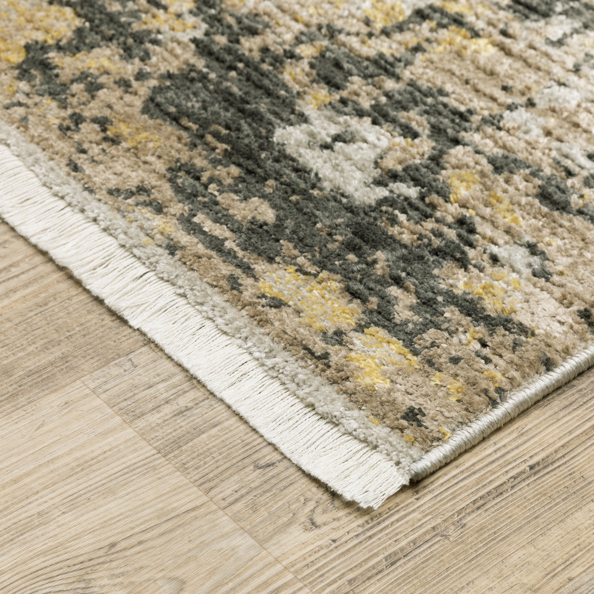 Bauer 2061X Gold Abstract Rug