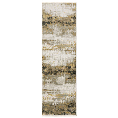 Bauer 2061X Gold Abstract Rug