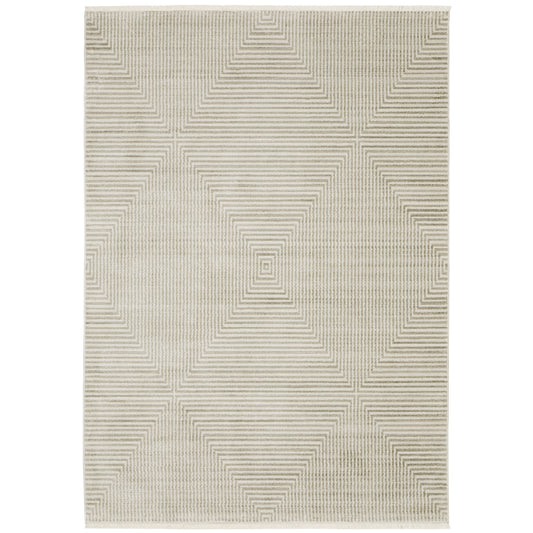 Bauer 4150E Beige Stripe Rug