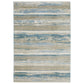 Bauer 042L2 Blue Distressed Rug