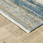 Bauer 042L2 Blue Distressed Rug