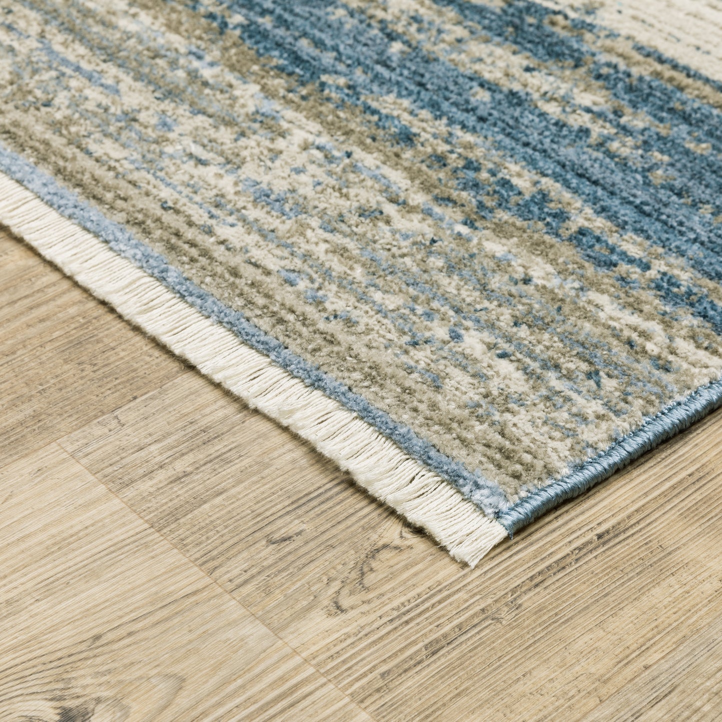 Bauer 042L2 Blue Distressed Rug