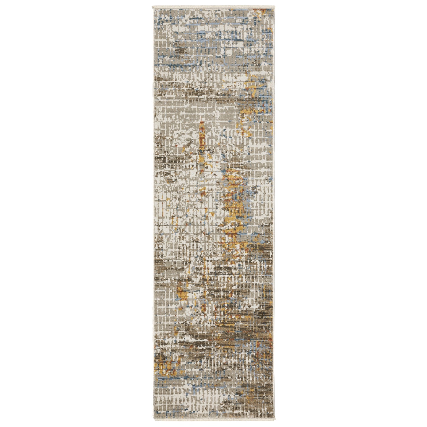 Bauer 005E2 Beige Distressed Rug