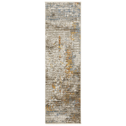 Bauer 005E2 Beige Distressed Rug