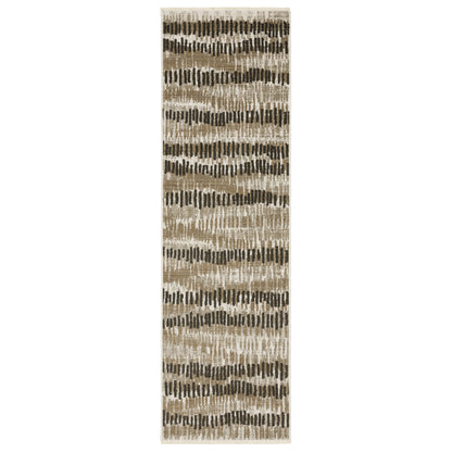 Bauer 8120D Beige Abstract Rug