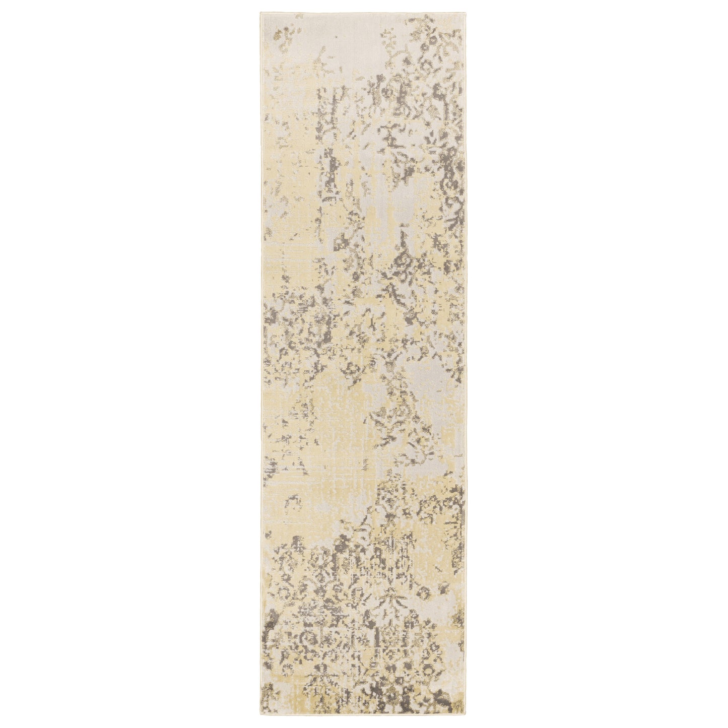 Bowen 2067W Grey Distressed Rug