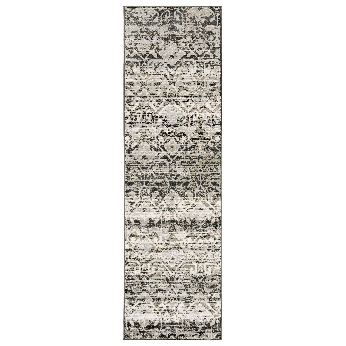 Bowen 042H2 Grey Abstract Rug