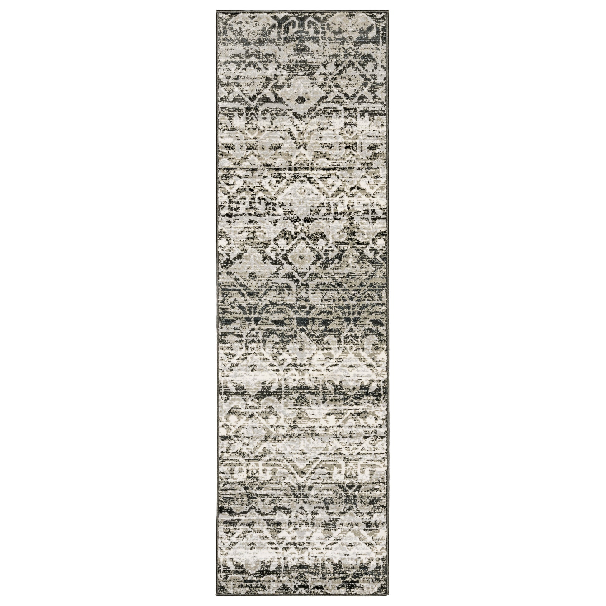Bowen 042H2 Grey Abstract Rug