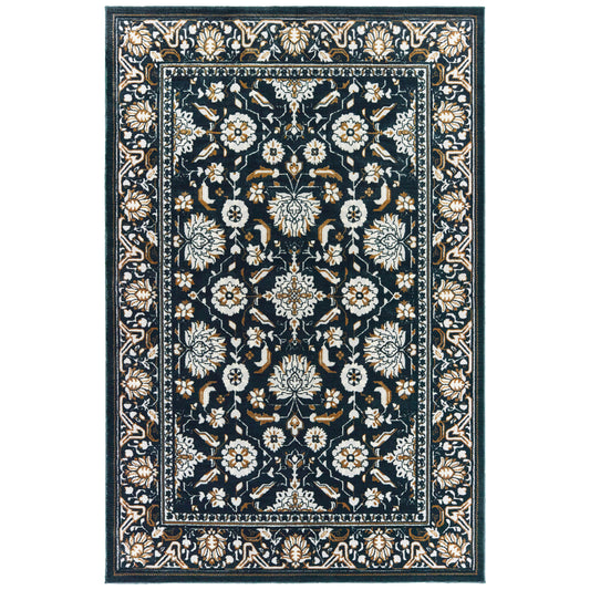 Bowen 534L2 Navy Oriental Rug