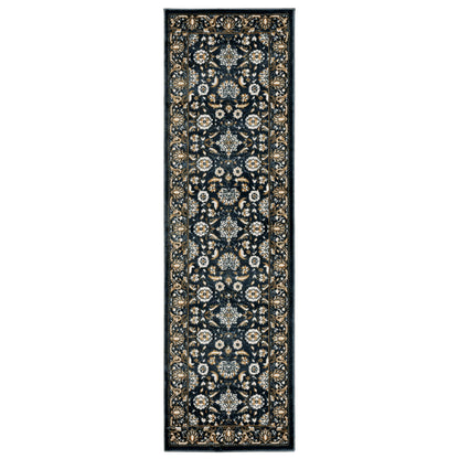 Bowen 534L2 Navy Oriental Rug