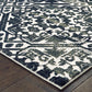 Bowen 5506E Navy Distressed Rug