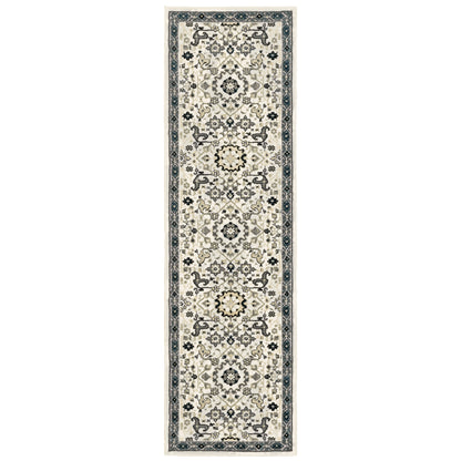 Bowen 073J2 Ivory Oriental Rug