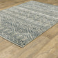 Branson BR02A Blue Floral Rug