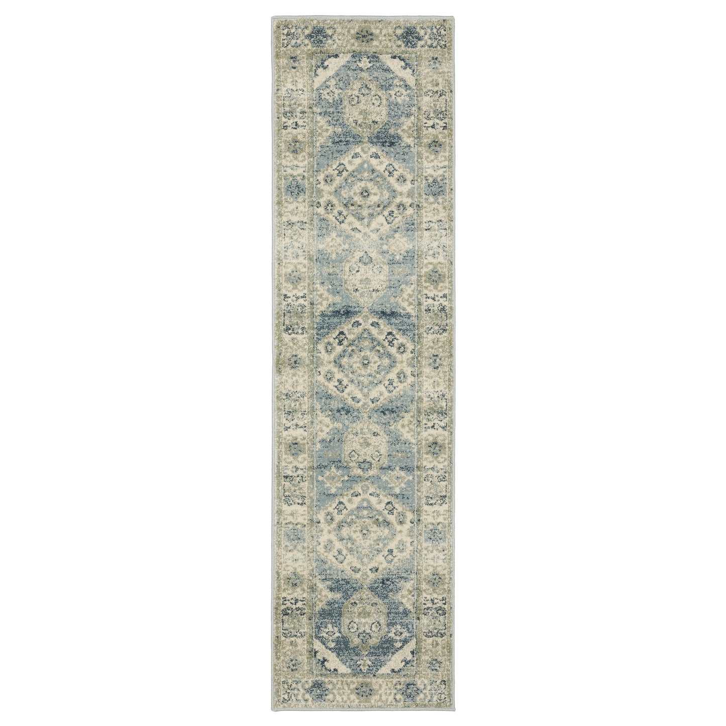 Branson BR03A Blue Medallion Rug