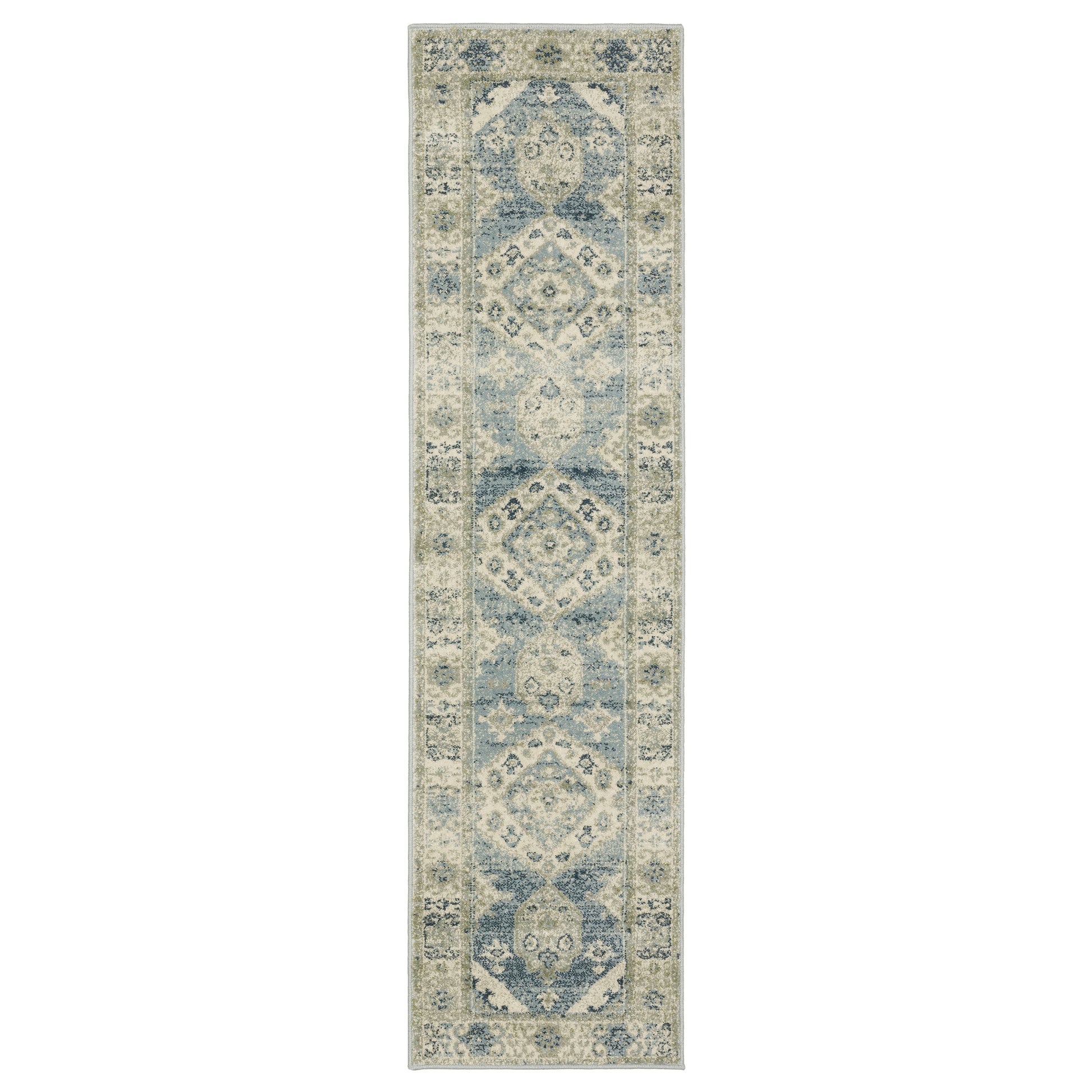 Branson BR03A Blue Medallion Rug