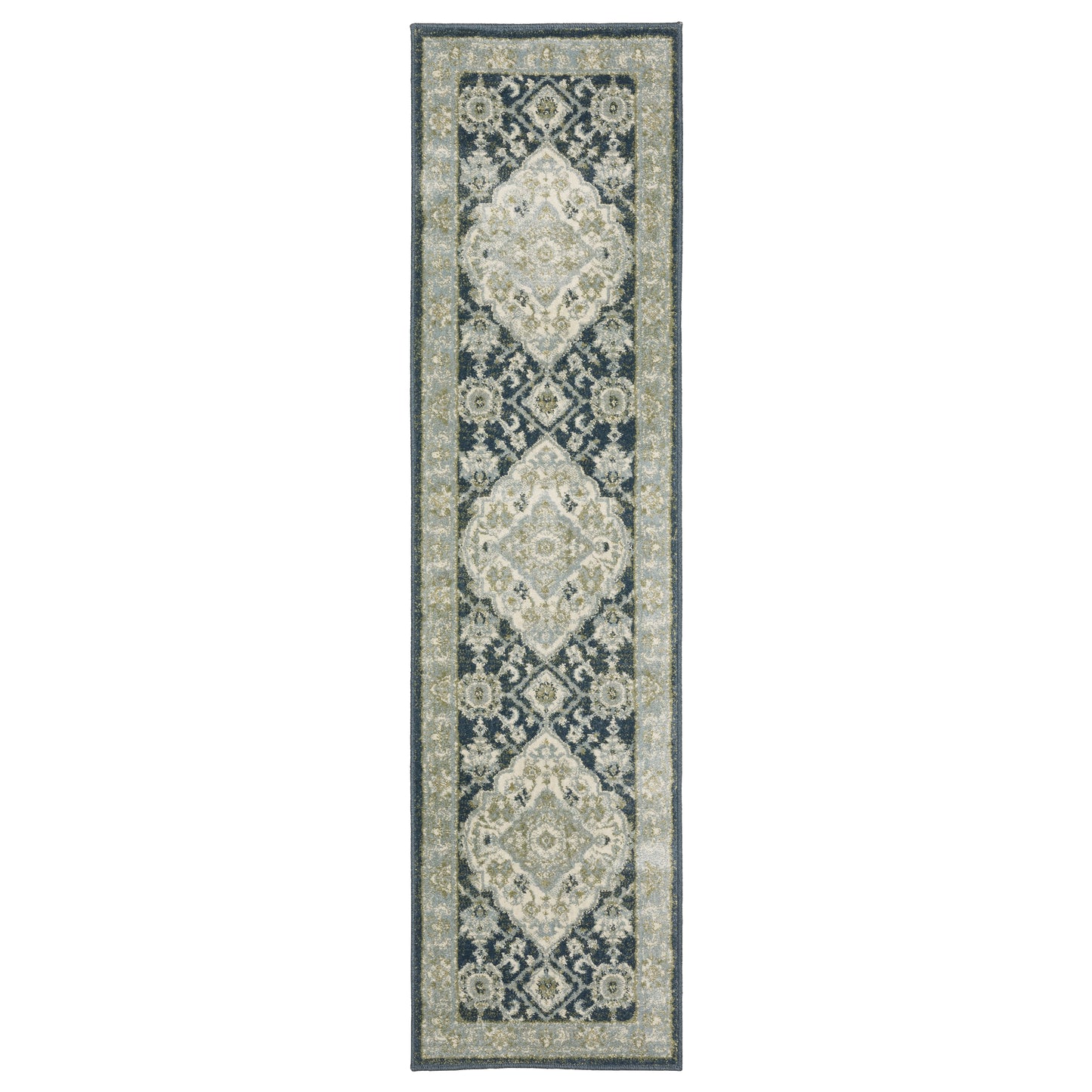 Branson BR05A Blue Medallion Rug