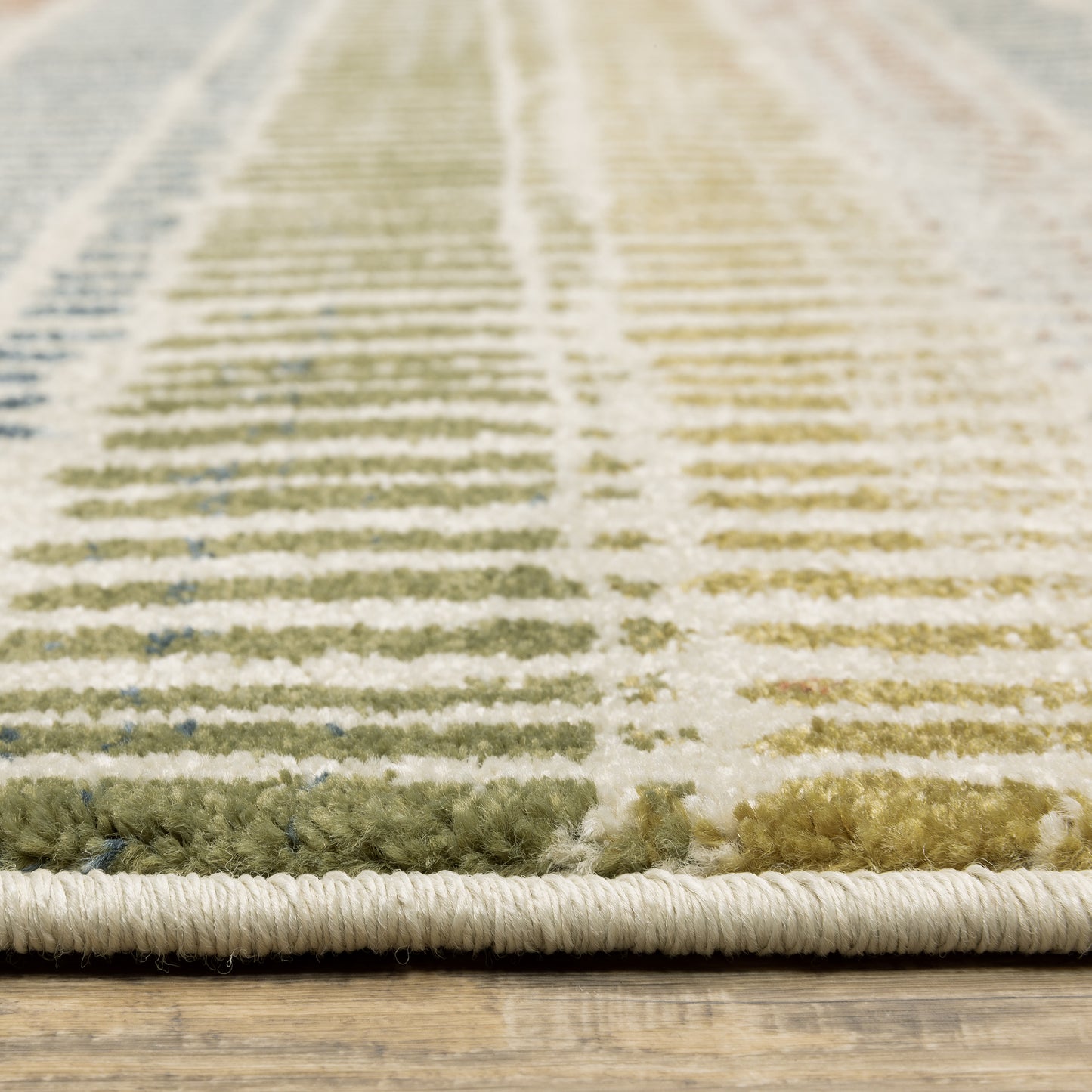 Branson Geometric Ivory/ Multi Cut Pile Rug