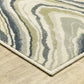 Branson BR07A Ivory Abstract Rug