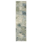 Branson BR08A Blue Abstract Rug