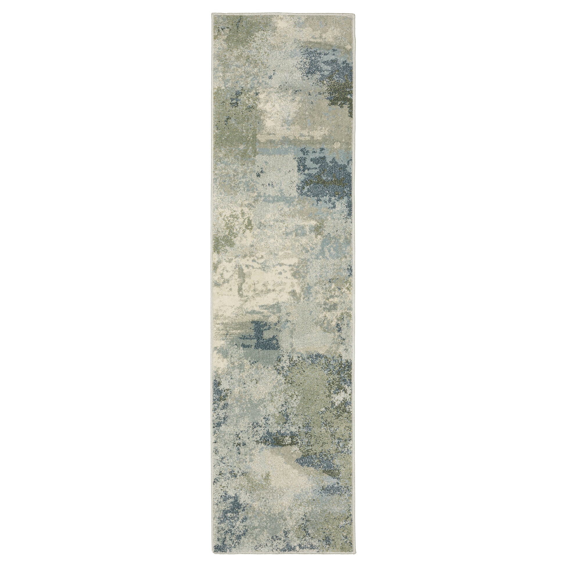 Branson BR08A Blue Abstract Rug
