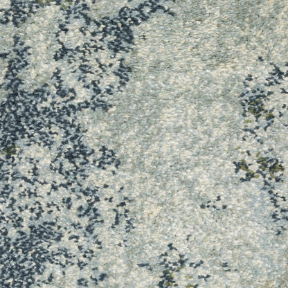 Branson BR08A Blue Abstract Rug