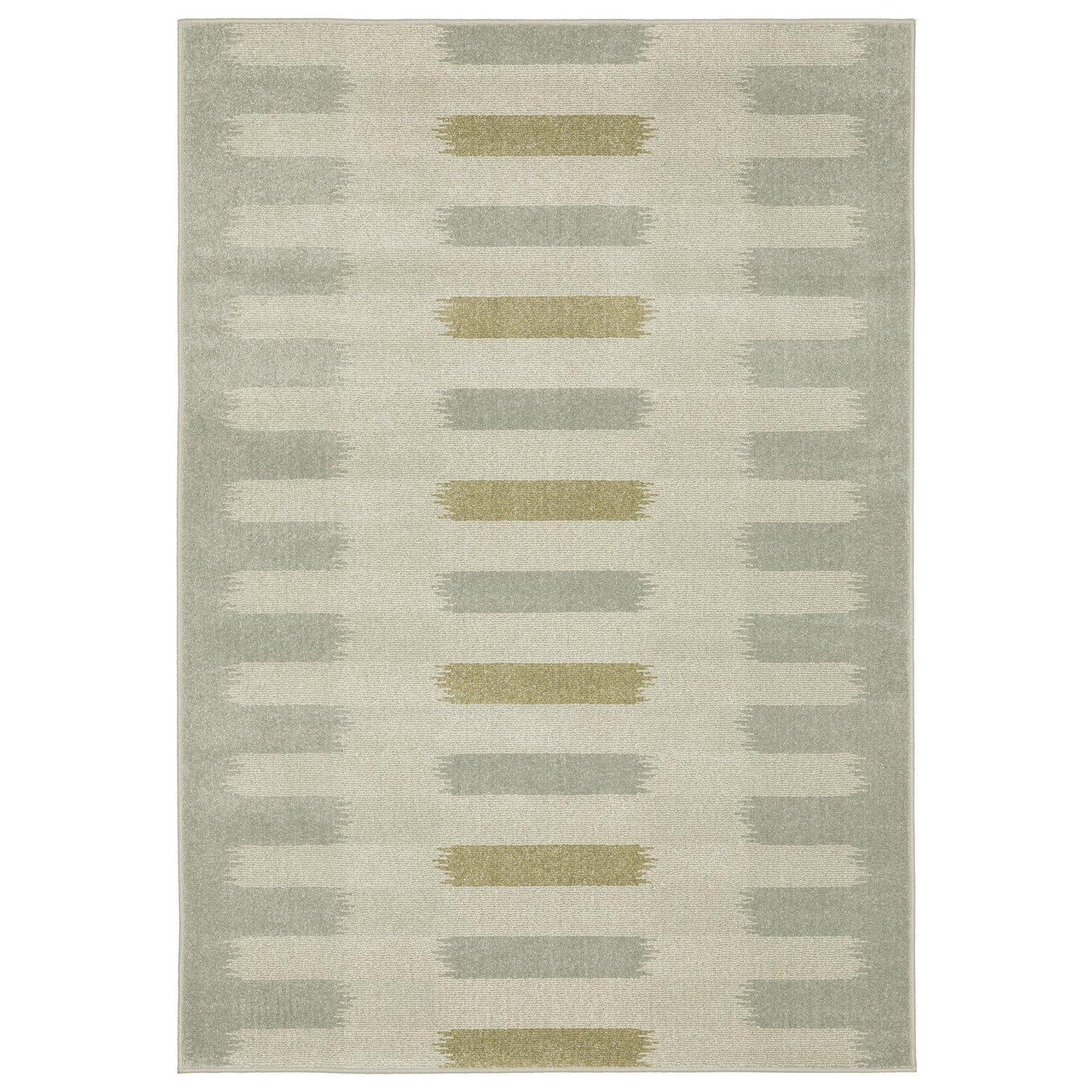 Branson Geometric Beige/ Grey Cut Pile Rug