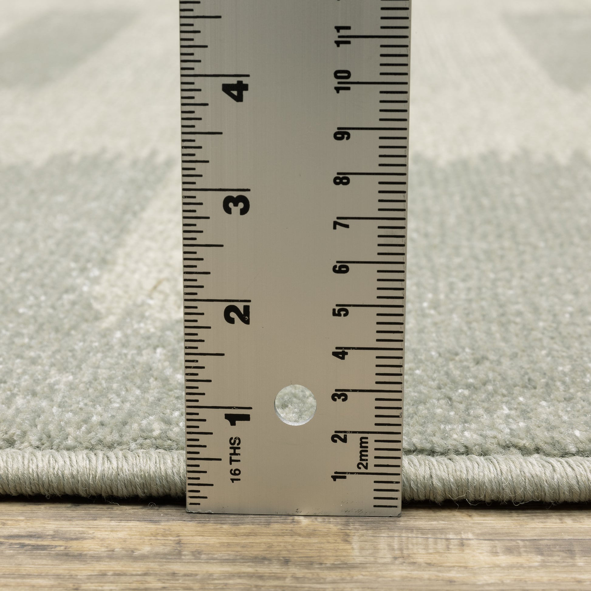 Branson Geometric Beige/ Grey Cut Pile Rug