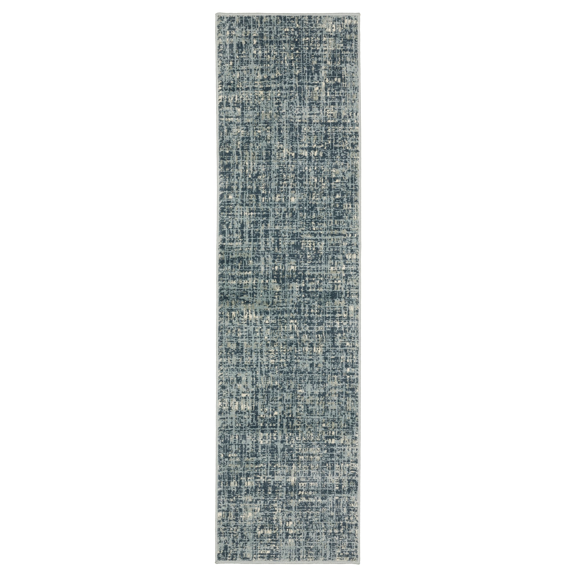 Branson BR13A Blue Distressed Rug
