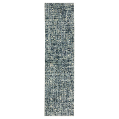 Branson BR13A Blue Distressed Rug