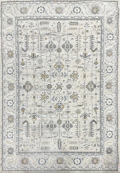AZURE 12584 Ivory/Grey/Blue