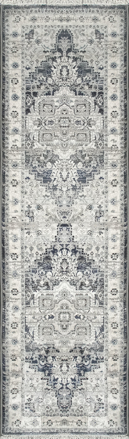 JUNO 2.2X7.5 6882-590 DARK BLUE/CREAM