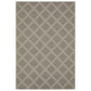 Caicos CA02N Grey Lattice Rug