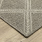 Caicos CA02N Grey Lattice Rug