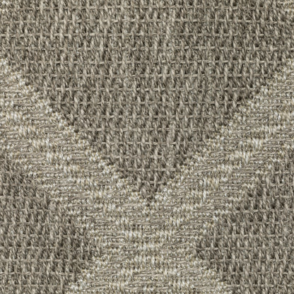 Caicos Lattice Grey/ Grey Geometric Flat Weave Rug