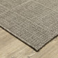 Caicos CA04B Grey Geometric Rug