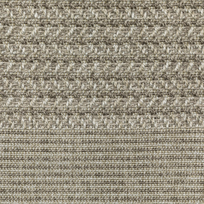 Caicos Border Grey/ Grey Flat Weave Rug