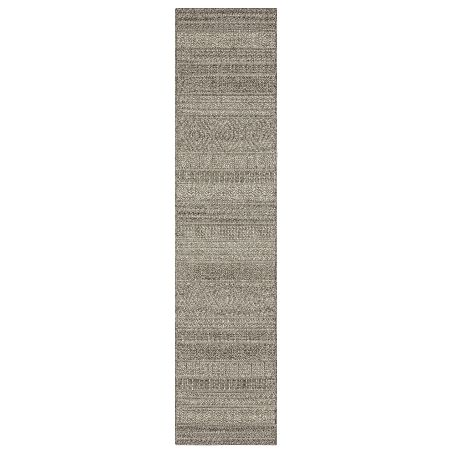 Caicos CA06A Grey Stripe Rug