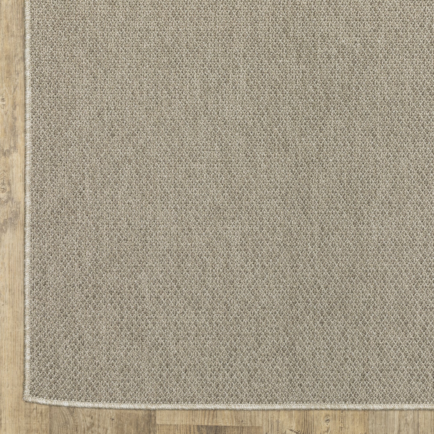 Caicos Solid Grey/ Grey Flat Weave Rug