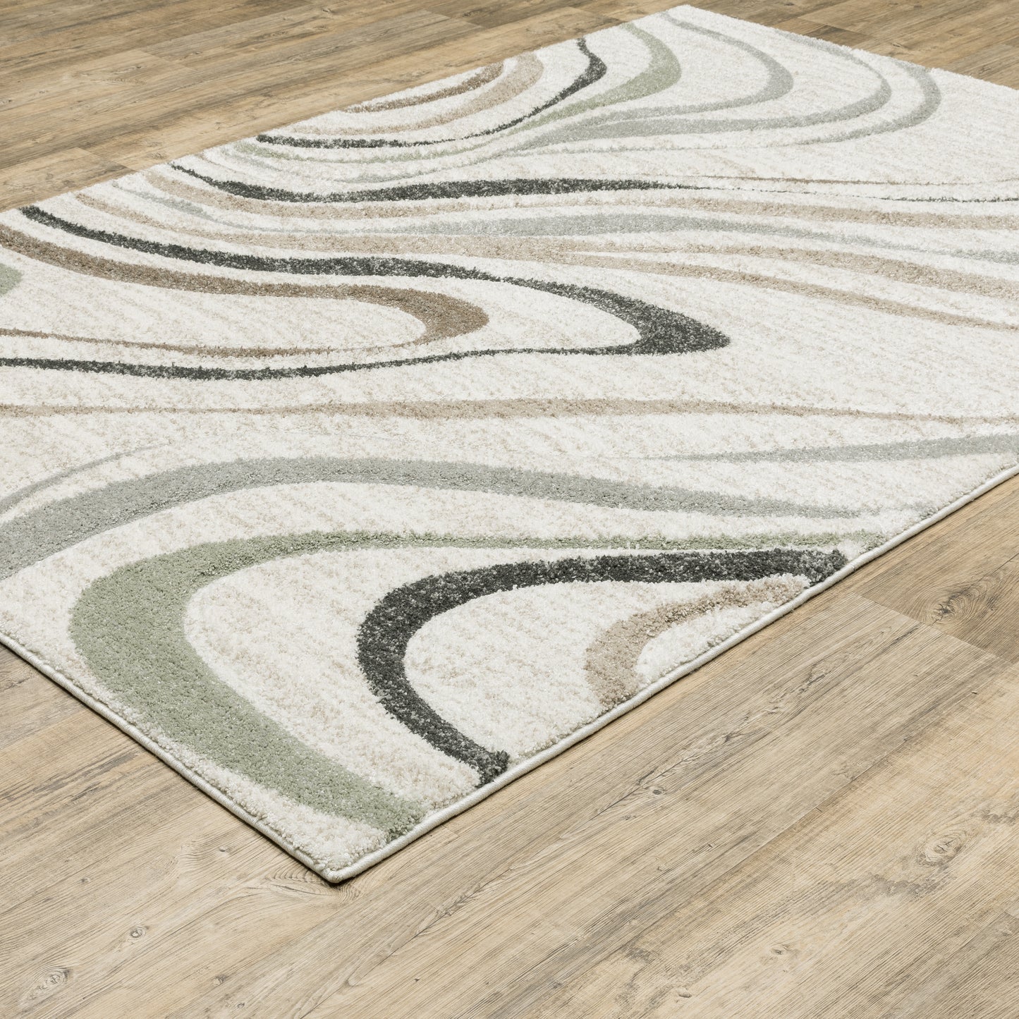 Cambria 162W2 Beige Abstract Rug
