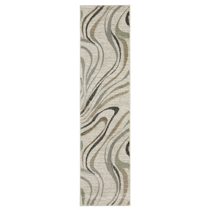 Cambria 162W Beige/ Multi Abstract Rug