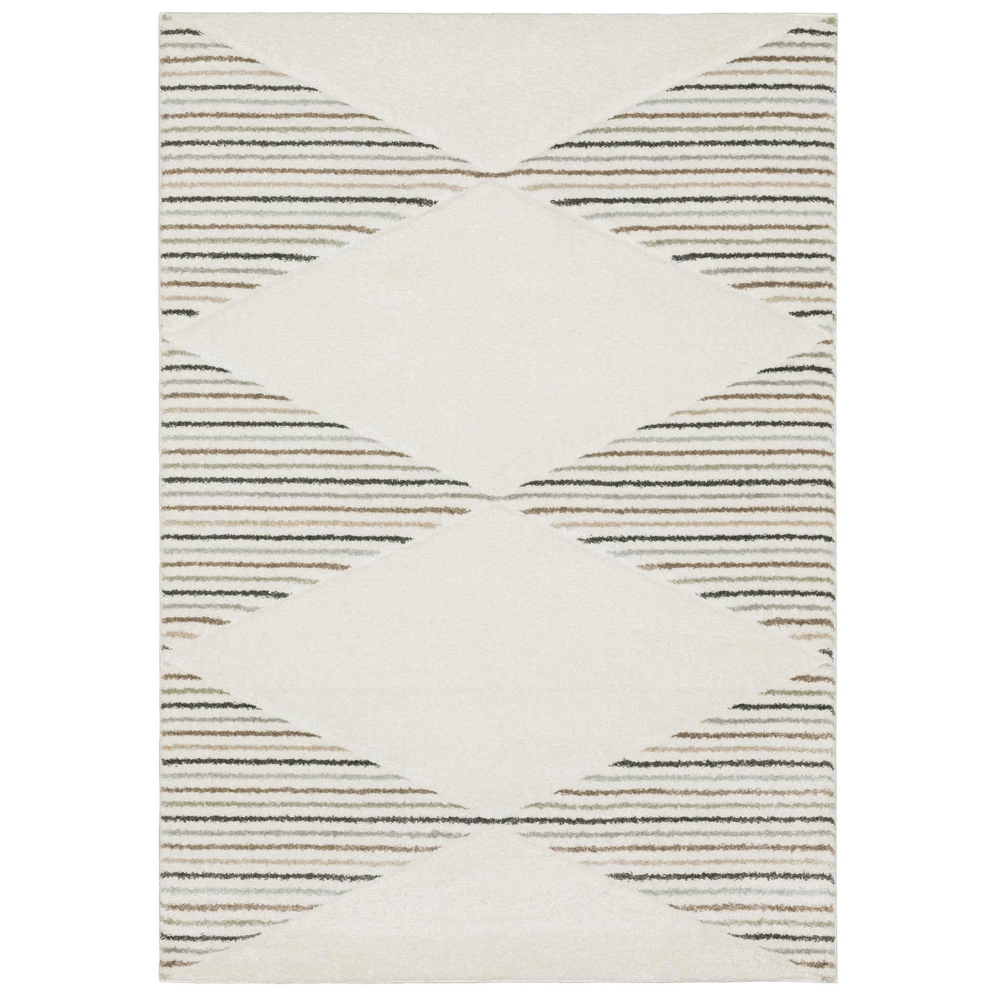 Cambria 4927C Beige Stripe Rug