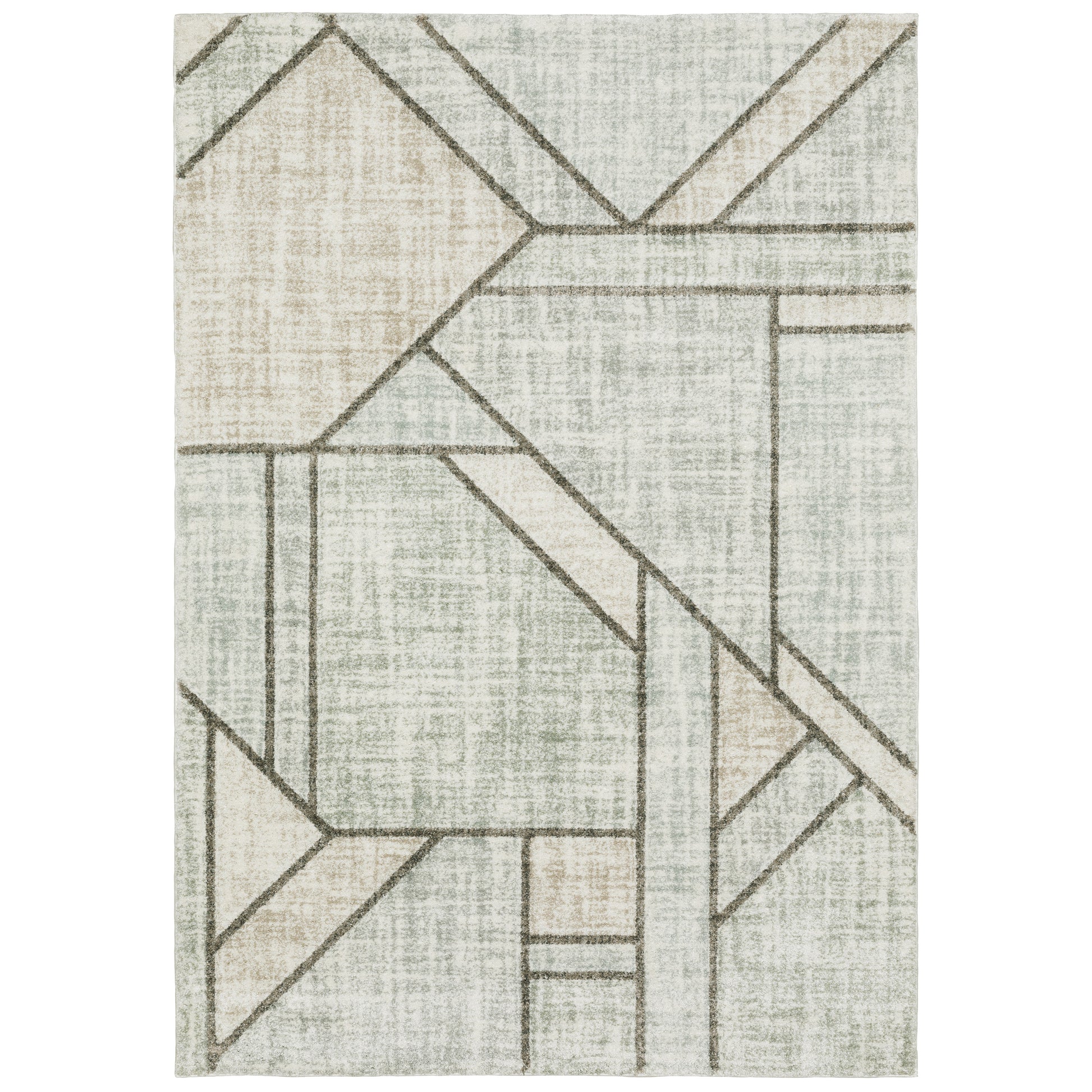 Cambria 5569B Grey Distressed Rug