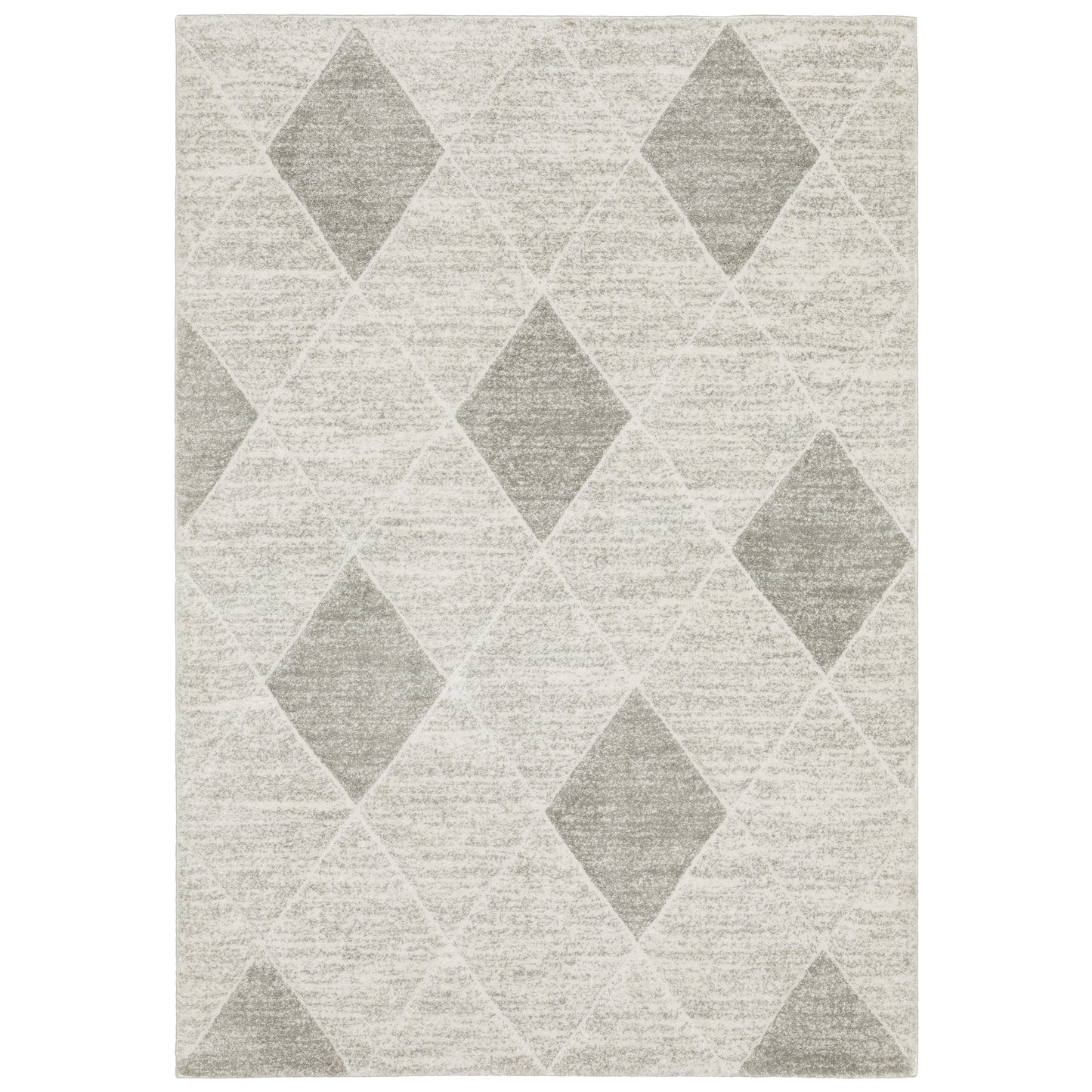 Cambria 005W2 Grey Lattice Rug