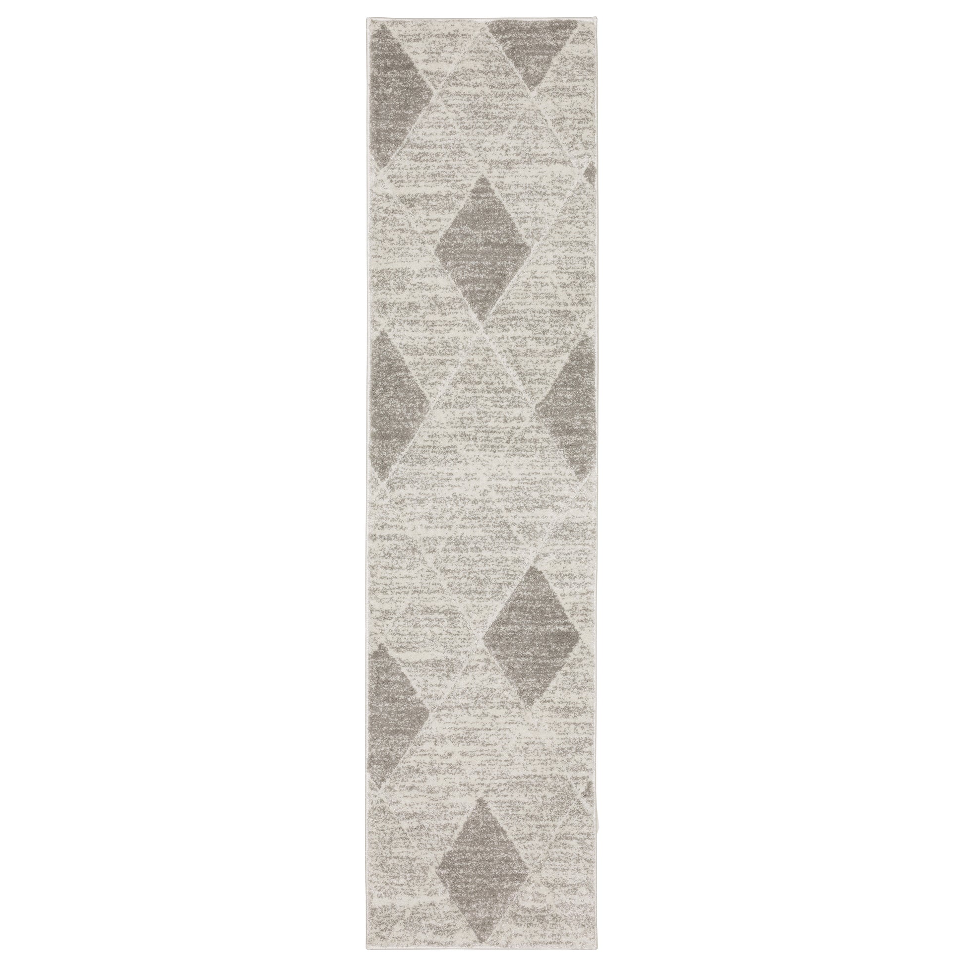 Cambria 005W2 Grey Lattice Rug