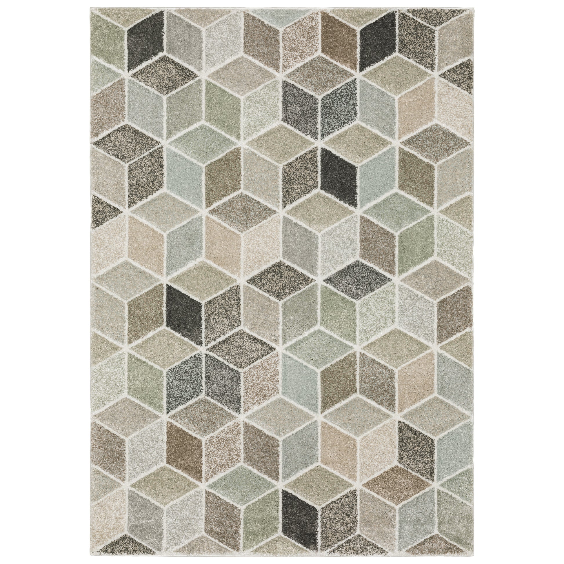 Cambria 083J2 Ivory Geometric Rug