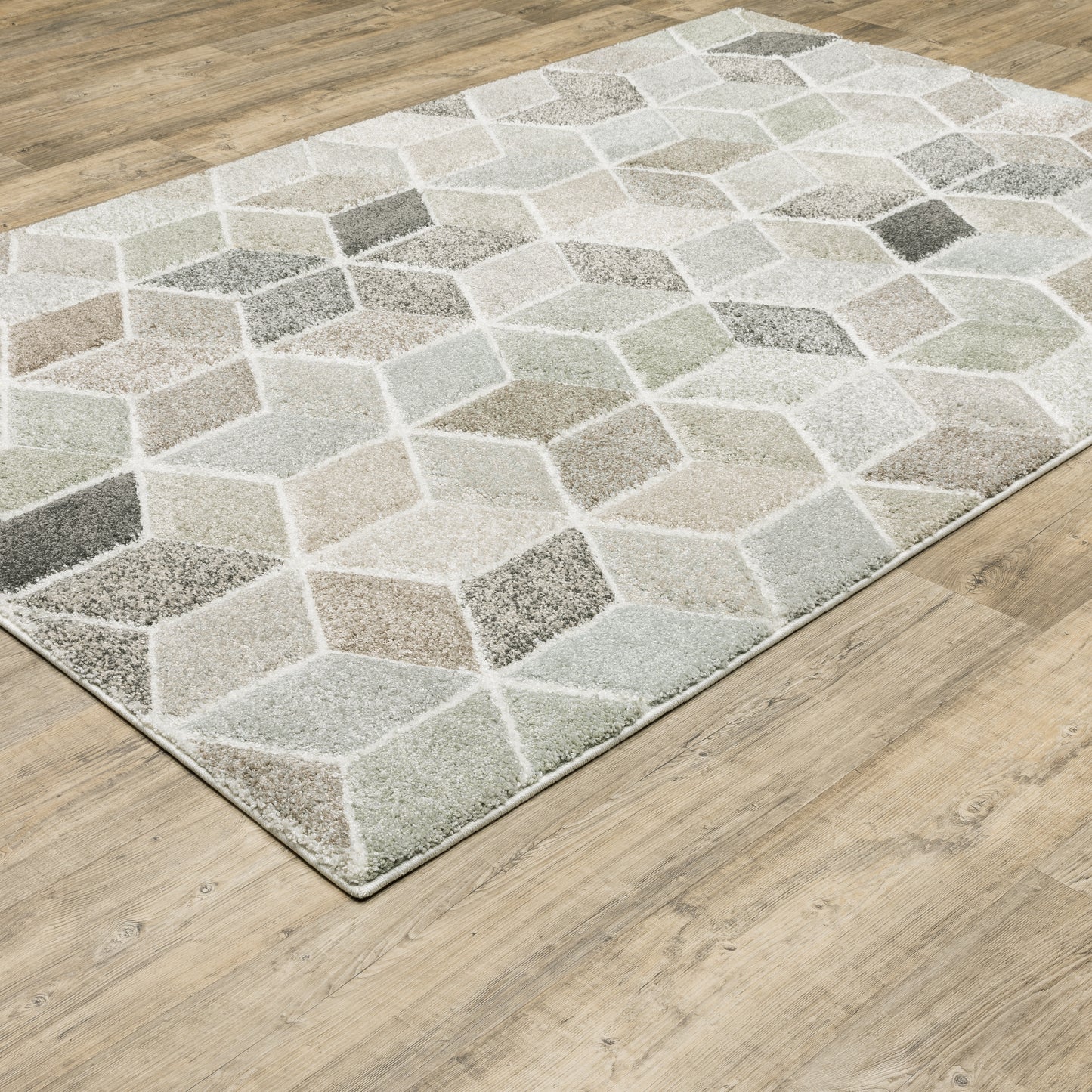 Cambria 083J2 Ivory Geometric Rug