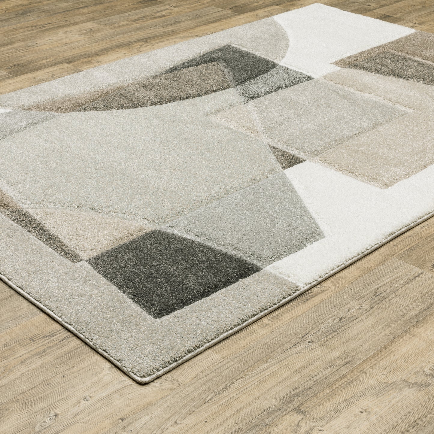 Cambria 084J2 Beige Geometric Rug